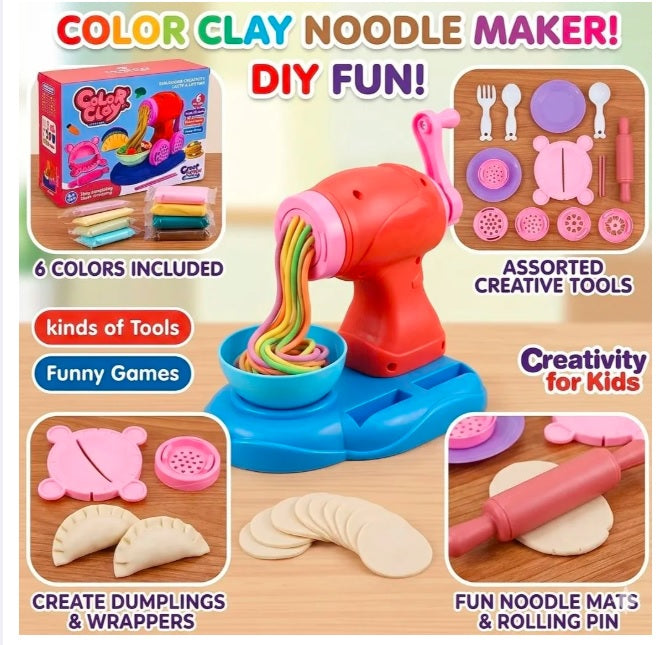 Play Color Dough Spaghetti Maker Set