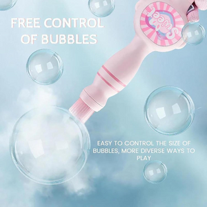Magic Fog Bubble Wand – Colorful Smoke Bubble Machine Toy for Kids