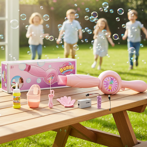 Magic Fog Bubble Wand – Colorful Smoke Bubble Machine Toy for Kids